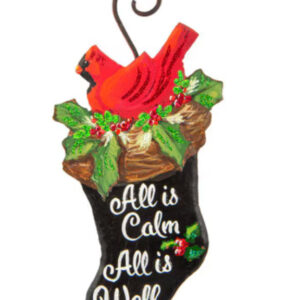 "All Is Calm" Stocking Ornament